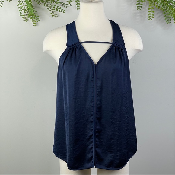 Rebecca Taylor racer back tank - sz 4 - Picture 3 of 10